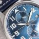 Swiss Made Copy IWC Big Pilot's TWF Cal.69355 Blue Dial Blue Leather Strap (4)_th.jpg
